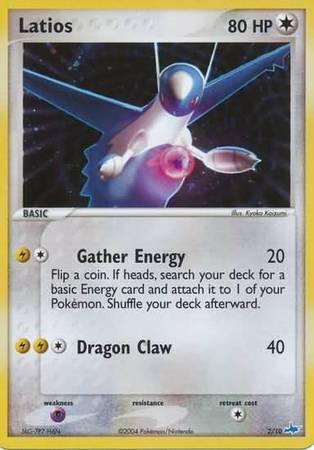 Colorless, EX: Trainer Kit - Latios, Holofoil, Promo, Psychic[×2] Latios (2/10) [EX: Trainer Kit - Latios] - Trading Card World