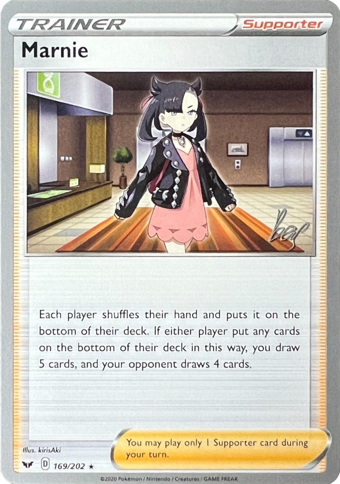169, Normal, Rare, Supporter, World Championships 2022 Marnie (169/202) (Cheryl Again - Sebastian Lashmet) [World Championships 2022] - Trading Card World