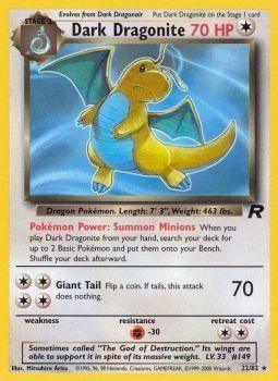 22, Colorless, Fighting[-30], Normal, Rare, Team Rocket Unlimited Dark Dragonite (22/82) [Team Rocket Unlimited] - Trading Card World