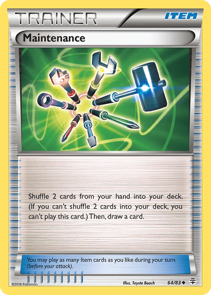 64, Item, Normal, Reverse Holofoil, Uncommon, XY: Generations Maintenance (64/83) [XY: Generations] - Trading Card World