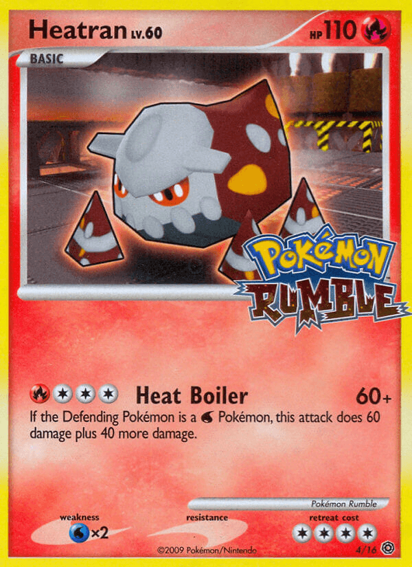 Fire, Holofoil, Normal, Pokémon Rumble, Promo, Water[×2] Heatran (4/16) [Pokémon Rumble] - Trading Card World