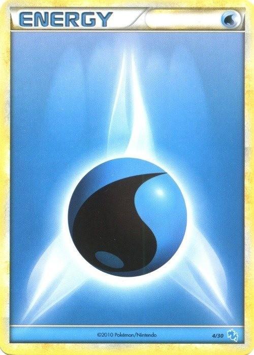 HeartGold & SoulSilver: Trainer Kit - Gyarados, Normal, Promo, Water Water Energy (4/30) [HeartGold & SoulSilver: Trainer Kit - Gyarados] - Trading Card World