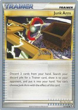 87, Normal, Trainer, Uncommon, World Championships 2012 Junk Arm (87/102) (Terraki-Mewtwo - Shuto Itagaki) [World Championships 2012] - Trading Card World