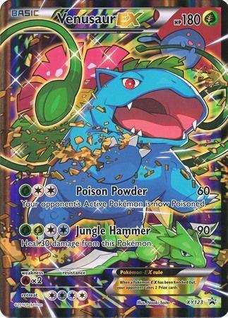 Fire[x2], Grass, Holofoil, Promo, XY123, XY: Black Star Promos Venusaur EX (XY123) (Jumbo Card) [XY: Black Star Promos] - Trading Card World