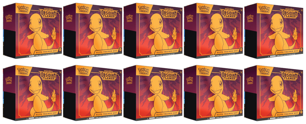 Scarlet & Violet: Obsidian Flames - Elite Trainer Box Case
