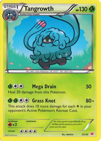 25, Fire[×2], Grass, Normal, Promo, XY: Trainer Kit 2 - Latias Tangrowth (25/30) [XY: Trainer Kit 2 - Latias] - Trading Card World