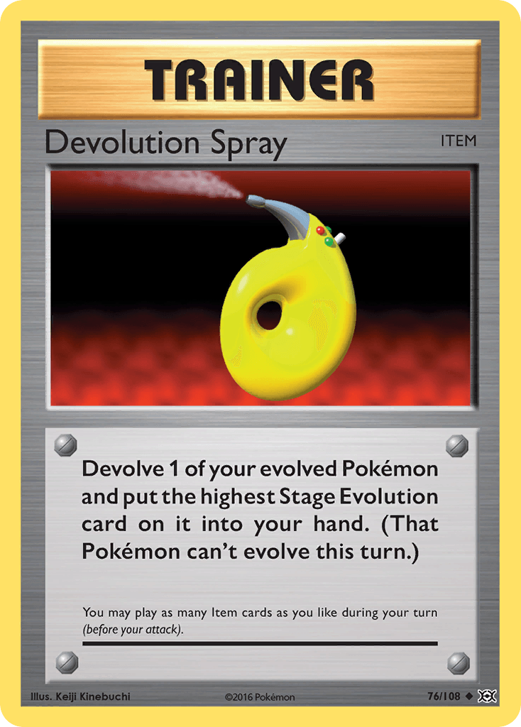 76, Item, Normal, Reverse Holofoil, Uncommon, XY: Evolutions Devolution Spray (76/108) [XY: Evolutions] - Trading Card World