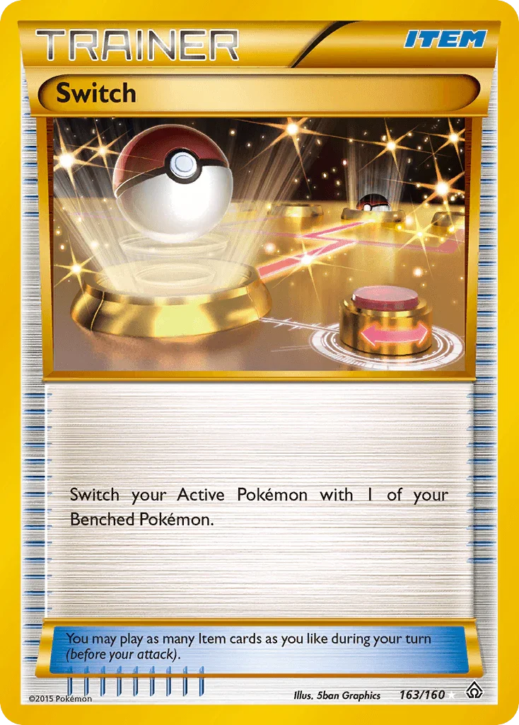 163, Holofoil, Item, Secret Rare, XY: Primal Clash Switch (163/160) [XY: Primal Clash] - Trading Card World