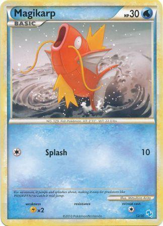 12, HeartGold & SoulSilver: Trainer Kit - Gyarados, Lightning[×2], Normal, Promo, Water Magikarp (12/30) [HeartGold & SoulSilver: Trainer Kit - Gyarados] - Trading Card World
