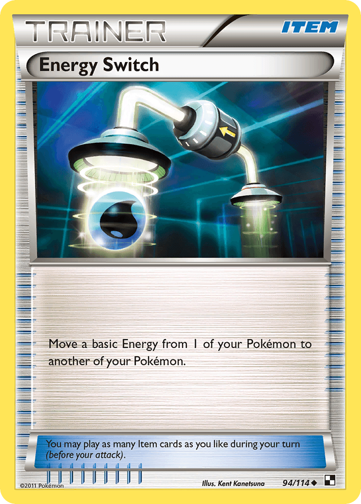 94, Black & White: Base Set, Item, Normal, Reverse Holofoil, Uncommon Energy Switch (94/114) [Black & White: Base Set] - Trading Card World