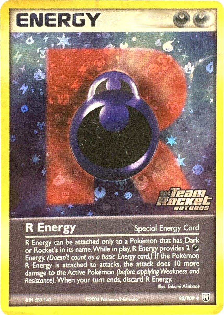 95, EX: Team Rocket Returns, Reverse Holofoil, Special Energy, Uncommon R Energy (95/109) (Stamped) [EX: Team Rocket Returns] - Trading Card World