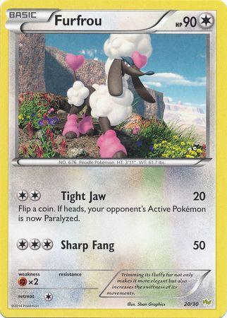 20, Colorless, Fighting[×2], Normal, Promo, XY: Trainer Kit - Noivern Furfrou (20/30) [XY: Trainer Kit - Noivern] - Trading Card World