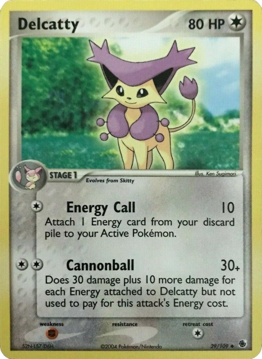 29, Colorless, EX: Battle Stadium, Fighting[×2], Normal, Uncommon Delcatty (29/109) [EX: Battle Stadium] - Trading Card World