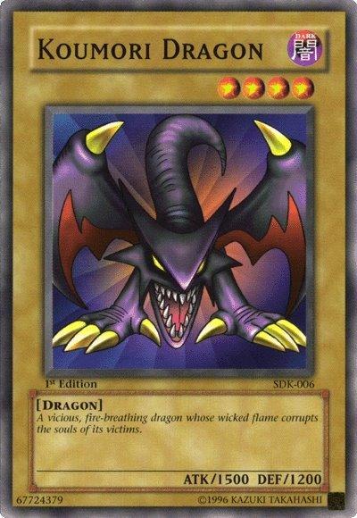 1st Edition, Common, Dark, Dragon, Normal Monster, Starter Deck: Kaiba, Unlimited Koumori Dragon [SDK-006] Common - Trading Card World
