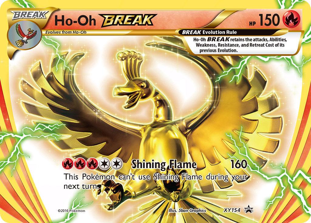 Fire, Holofoil, Promo, XY154, XY: Black Star Promos Ho-Oh BREAK (XY154) [XY: Black Star Promos] - Trading Card World