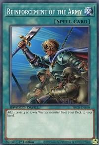 1st Edition, Common, Normal Spell, Speed Duel: Battle City Box, Spell Reinforcement of the Army [SBCB-EN160] Common - Trading Card World