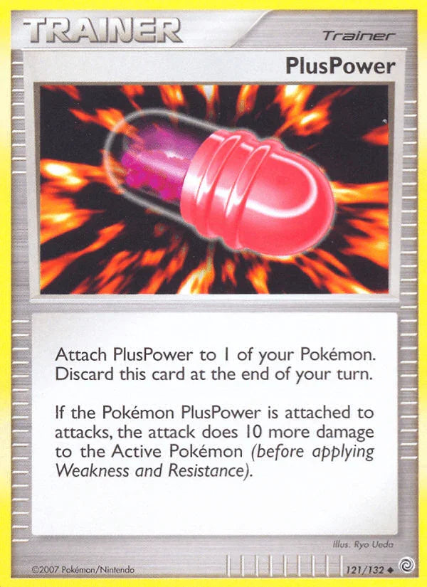 121, Diamond & Pearl: Secret Wonders, Item, Normal, Reverse Holofoil, Uncommon PlusPower (121/132) [Diamond & Pearl: Secret Wonders] - Trading Card World