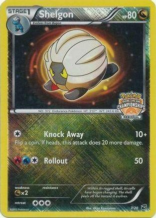 Black & White: Dragon Vault, Dragon, Dragon[×2], Promo, Reverse Holofoil Shelgon (7/20) (Regional Championship) [Black & White: Dragon Vault] - Trading Card World