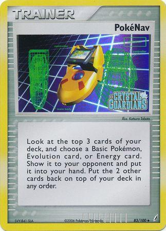 83, EX: Crystal Guardians, Item, Reverse Holofoil, Uncommon PokeNav (83/100) (Stamped) [EX: Crystal Guardians] - Trading Card World