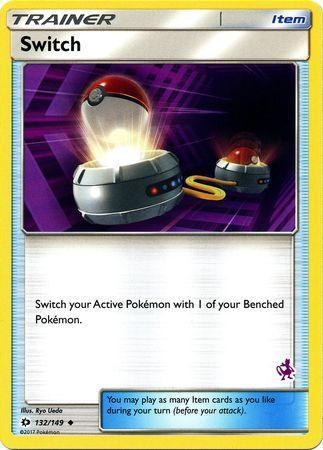 132, Battle Academy 2020, Item, Normal, Promo Switch (132/149) (Mewtwo Deck) [Battle Academy 2020] - Trading Card World
