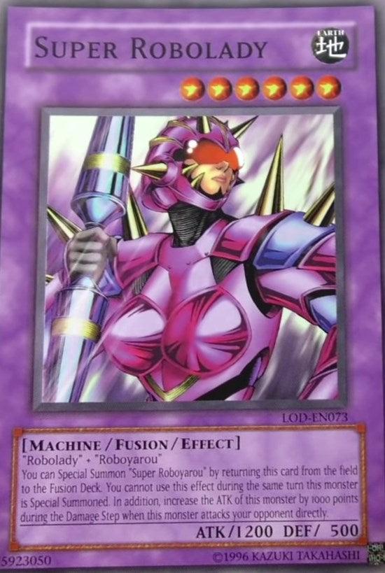 Common, Earth, Fusion/Effect Monster, Legacy of Darkness, Machine, Unlimited Super Robolady [LOD-EN073] Common - Trading Card World