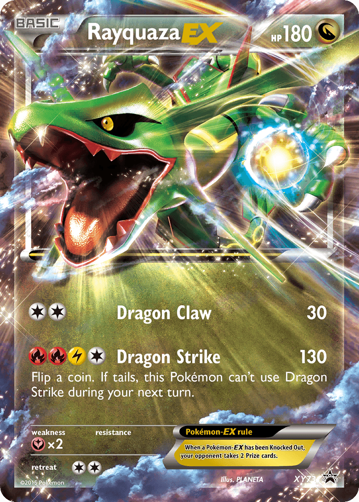 Dragon, Fairy [x2], Holofoil, Promo, XY73, XY: Black Star Promos Rayquaza EX (XY73) [XY: Black Star Promos] - Trading Card World