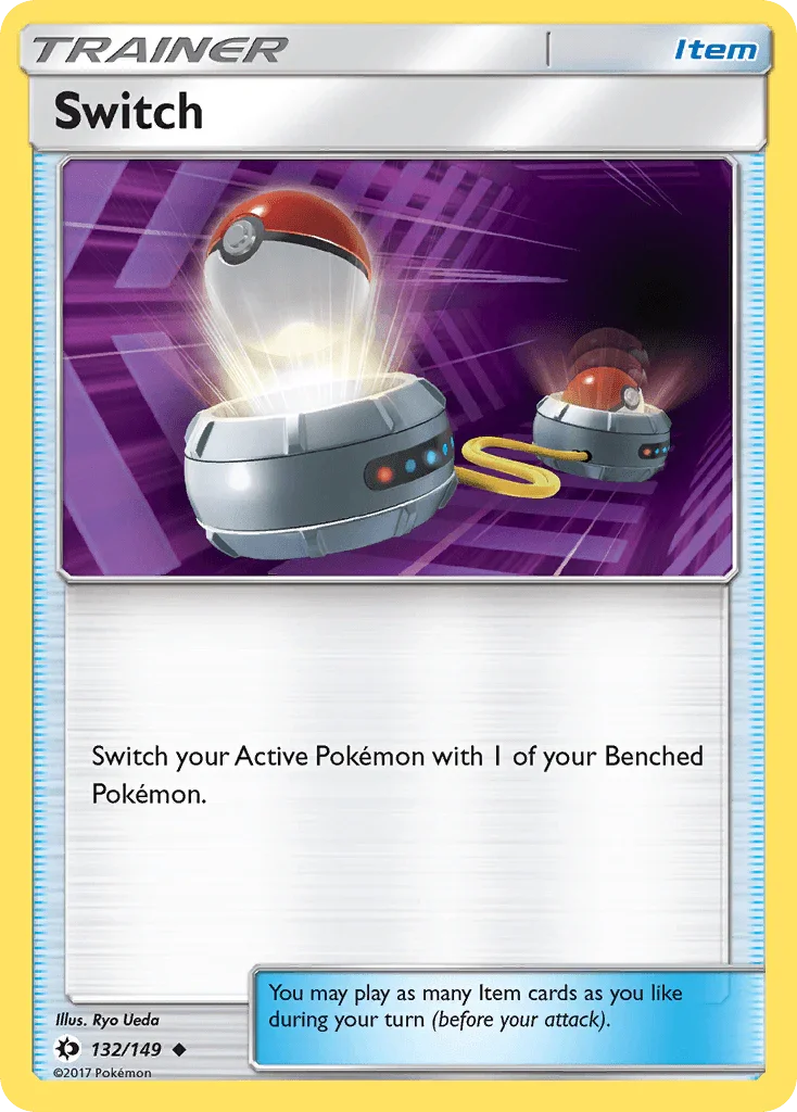 132, Item, Normal, Reverse Holofoil, Sun & Moon: Base Set, Uncommon Switch (132/149) [Sun & Moon: Base Set] - Trading Card World