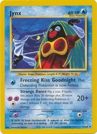 31, Neo Revelation Unlimited, Normal, Psychic[×2], Uncommon, Water Jynx (31/64) [Neo Revelation Unlimited] - Trading Card World