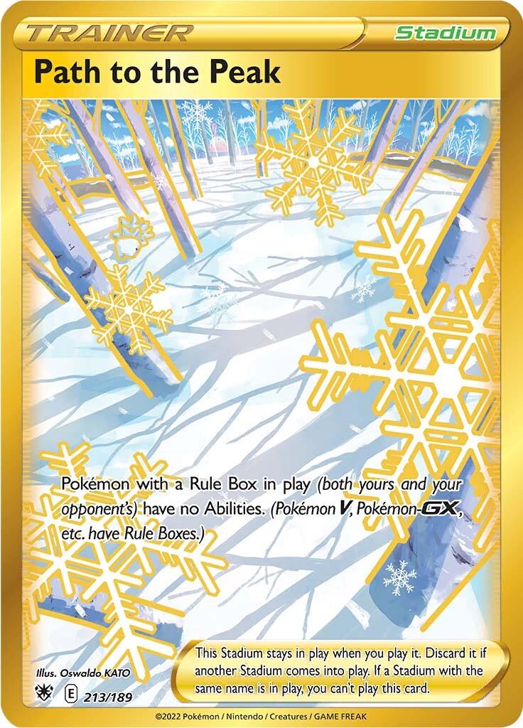 213, Holofoil, Secret Rare, Stadium, Sword & Shield: Astral Radiance Path to the Peak (213/189) [Sword & Shield: Astral Radiance] - Trading Card World