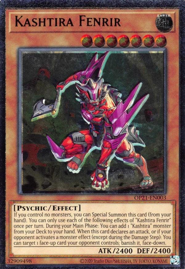 Earth, Effect Monster, OTS Tournament Pack 21, Psychic, Ultimate Rare, Unlimited Kashtira Fenrir [OP21-EN003] Ultimate Rare - Trading Card World