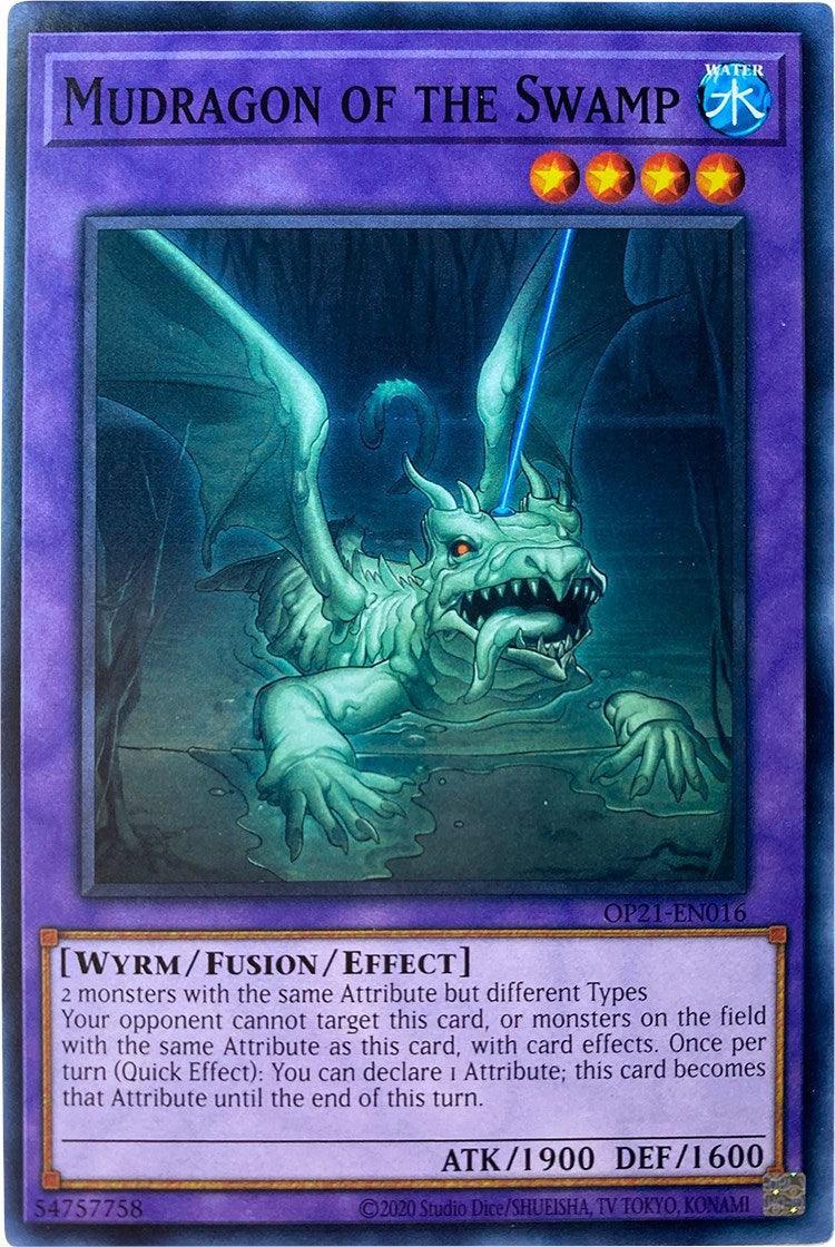 Common, Fusion/Effect Monster, OTS Tournament Pack 21, Unlimited, Water, Wyrm Mudragon of the Swamp [OP21-EN016] Common - Trading Card World