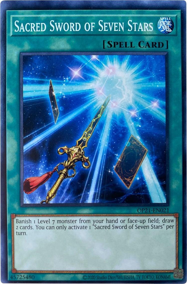 Common, Normal Spell, OTS Tournament Pack 21, Spell, Unlimited Sacred Sword of Seven Stars [OP21-EN021] Common - Trading Card World