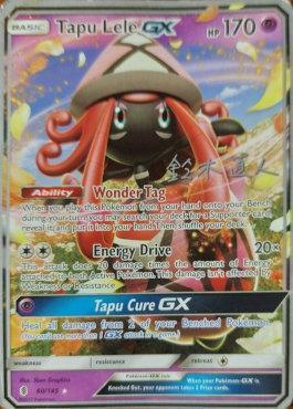 60, Normal, Psychic, Ultra Rare, World Championships 2017 Tapu Lele GX (60/145) (Golisodor - Naoto Suzuki) [World Championships 2017] - Trading Card World
