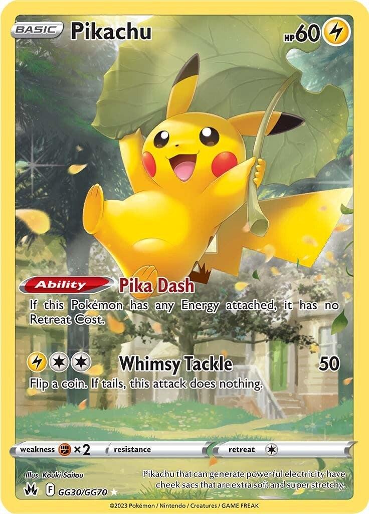 Fx2, GG30, Holo Rare, Holofoil, Lightning, Sword & Shield: Crown Zenith Pikachu (GG30/GG70) [Sword & Shield: Crown Zenith] - Trading Card World