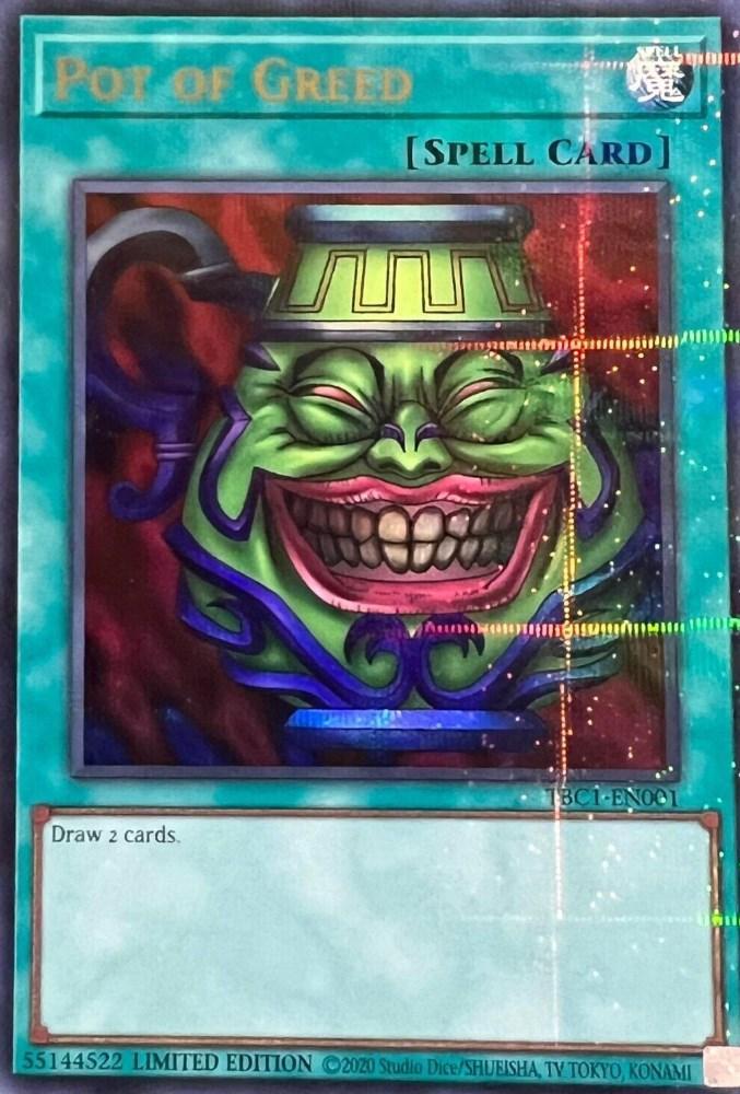 Normal Spell, Spell, The Pot Collection, Ultra Rare, Unlimited Pot of Greed [TBC1-EN001] Ultra Rare - Trading Card World
