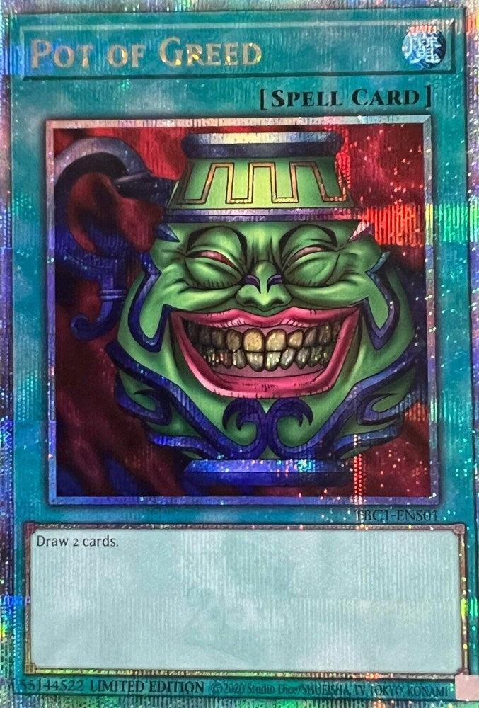 Normal Spell, Secret Rare, Spell, The Pot Collection, Unlimited Pot of Greed [TBC1-ENS01] Secret Rare - Trading Card World