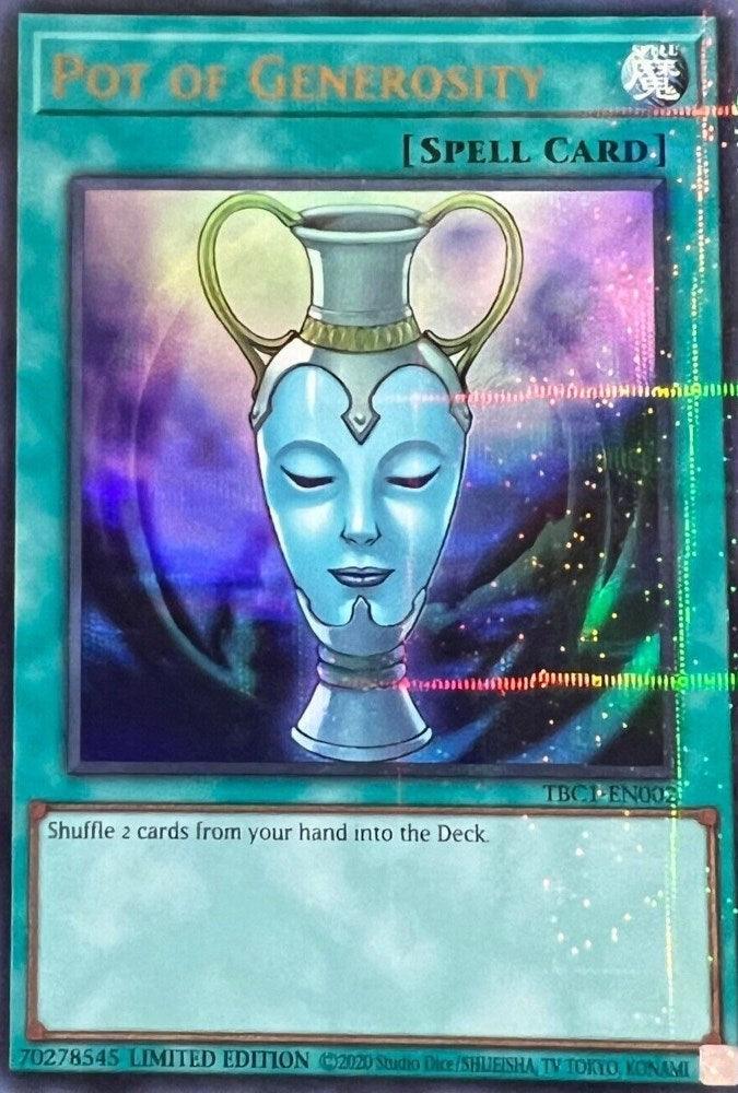 Normal Spell, Spell, The Pot Collection, Ultra Rare, Unlimited Pot of Generosity [TBC1-EN002] Ultra Rare - Trading Card World