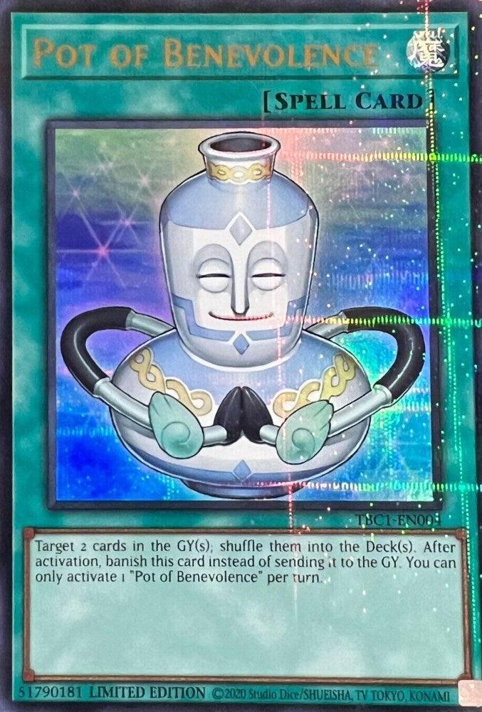 Normal Spell, Spell, The Pot Collection, Ultra Rare, Unlimited Pot of Benevolence [TBC1-EN004] Ultra Rare - Trading Card World