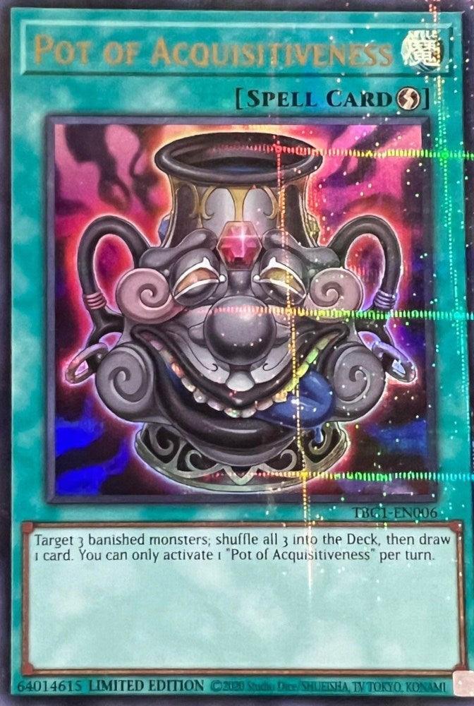Quick-Play Spell, Spell, The Pot Collection, Ultra Rare, Unlimited Pot of Acquisitiveness [TBC1-EN006] Ultra Rare - Trading Card World