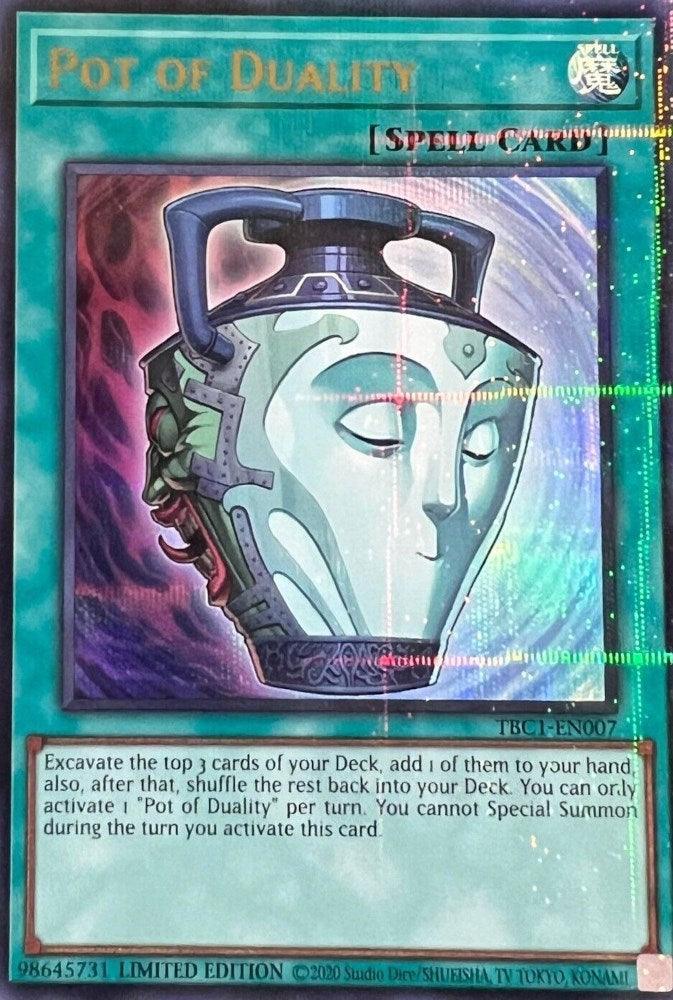 Normal Spell, Spell, The Pot Collection, Ultra Rare, Unlimited Pot of Duality [TBC1-EN007] Ultra Rare - Trading Card World