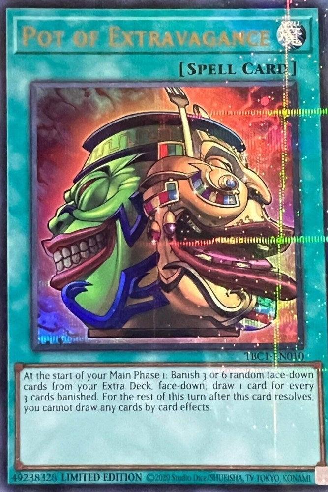 Normal Spell, Spell, The Pot Collection, Ultra Rare, Unlimited Pot of Extravagance [TBC1-EN010] Ultra Rare - Trading Card World
