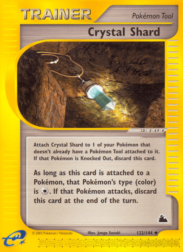 122, Item, Normal, Reverse Holofoil, Skyridge, Uncommon Crystal Shard (122/144) [Skyridge] - Trading Card World
