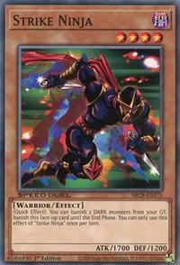1st Edition, Common, Dark, Effect Monster, Speed Duel: Battle City Box, Warrior Strike Ninja [SBCB-EN175] Common - Trading Card World