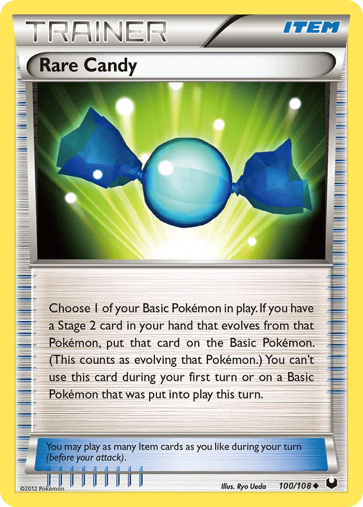100, Black & White: Dark Explorers, Item, Normal, Reverse Holofoil, Uncommon Rare Candy (100/108) [Black & White: Dark Explorers] - Trading Card World