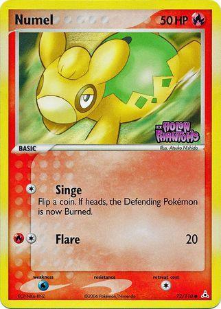 72, Common, EX: Holon Phantoms, Fire, Reverse Holofoil, Water[×2] Numel (72/110) (Stamped) [EX: Holon Phantoms] - Trading Card World