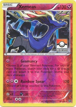 81, Darkness[-20], Fairy, Metal[×2], Promo, Reverse Holofoil, XY: Steam Siege Xerneas (81/114) (Steam Siege League Promo) [XY: Steam Siege] - Trading Card World