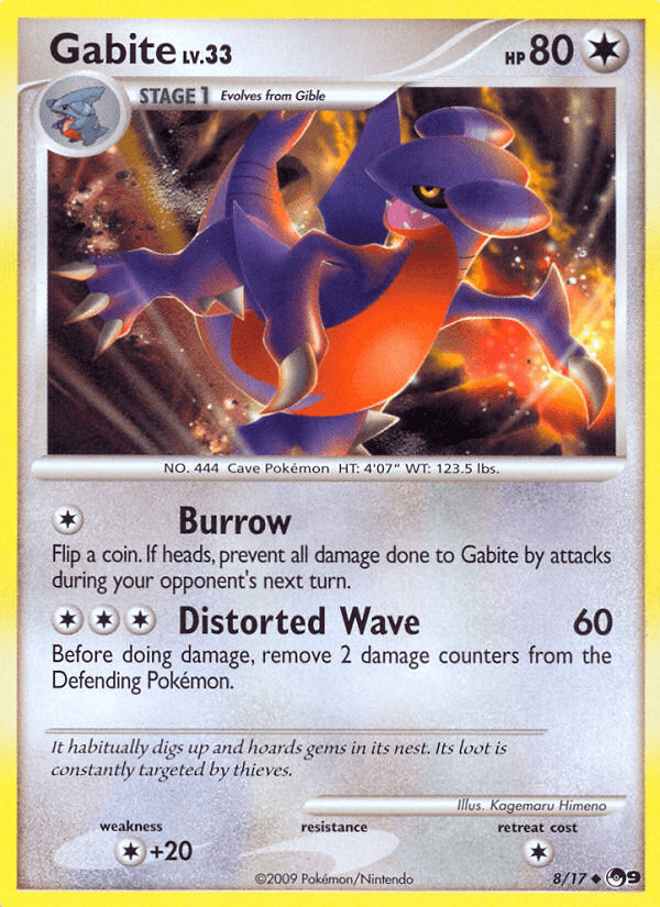 Colorless, Colorless [+20], Normal, POP Series 9, Uncommon Gabite (8/17) [POP Series 9] - Trading Card World