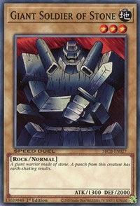 1st Edition, Common, Earth, Normal Monster, Rock, Speed Duel: Battle City Box Giant Soldier of Stone [SBCB-EN027] Common - Trading Card World