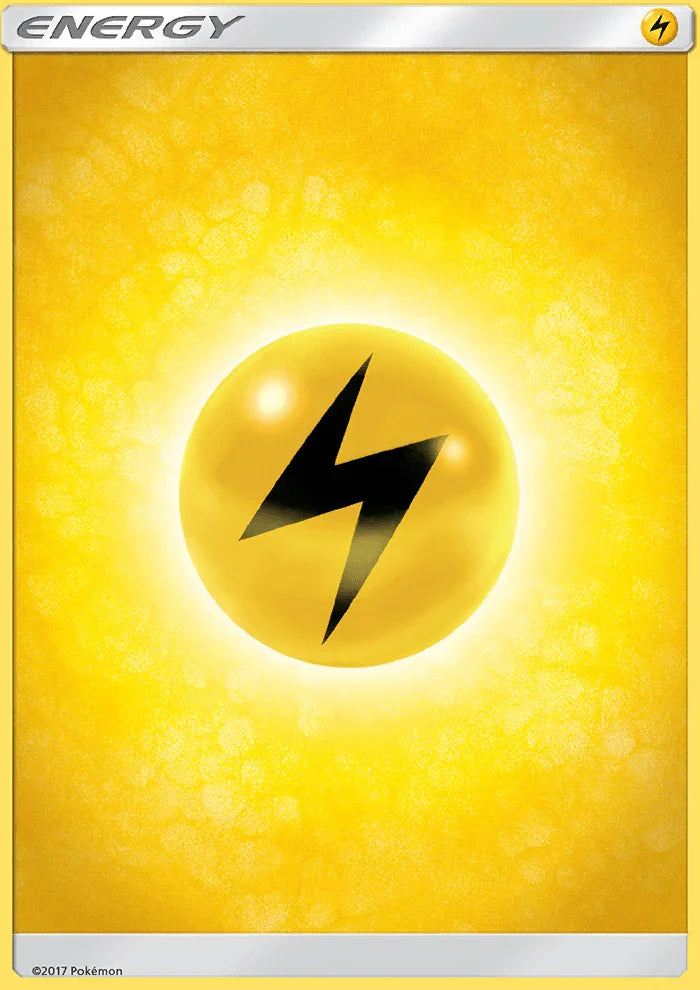 Basic Lightning Energy, Common, Normal, Reverse Holofoil, Sun & Moon: Base Set Lightning Energy [Sun & Moon: Base Set] - Trading Card World