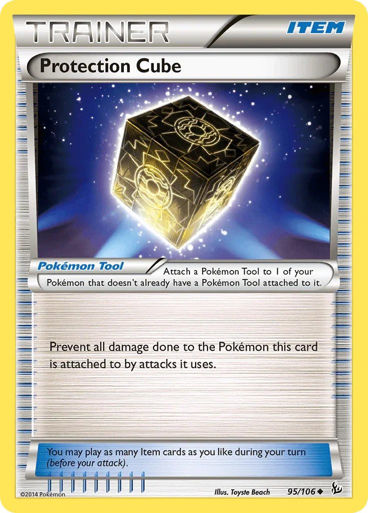 95, Item, Normal, Reverse Holofoil, Uncommon, XY: Flashfire Protection Cube (95/106) [XY: Flashfire] - Trading Card World